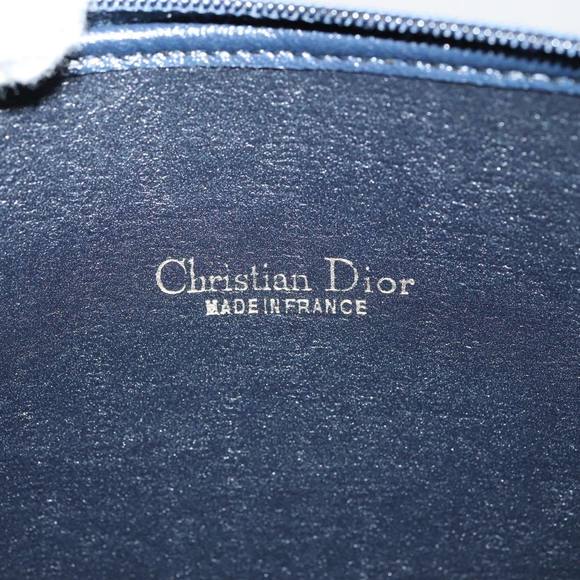 Christian Dior Trotter Canvas Clutch Bag Navy Auth ep4801 - Picture 10 of 16